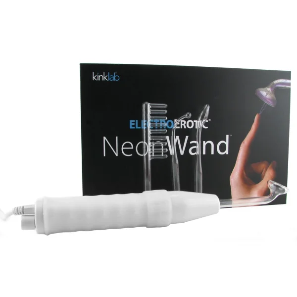Kinklab Neon Wand Electrosex Kit-Purple/110V