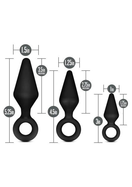 Anal Adventures Platinum - Silicone Loop Plug Kit — image 7 of 8
