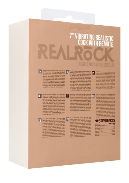 RealRock Ultra Silicone Dildo with Balls - 7" — image 12 of 25