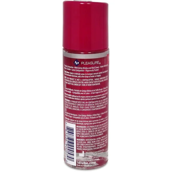 ID Pleasure Tingling - Water-Based Lube | 2.2oz (65ml)