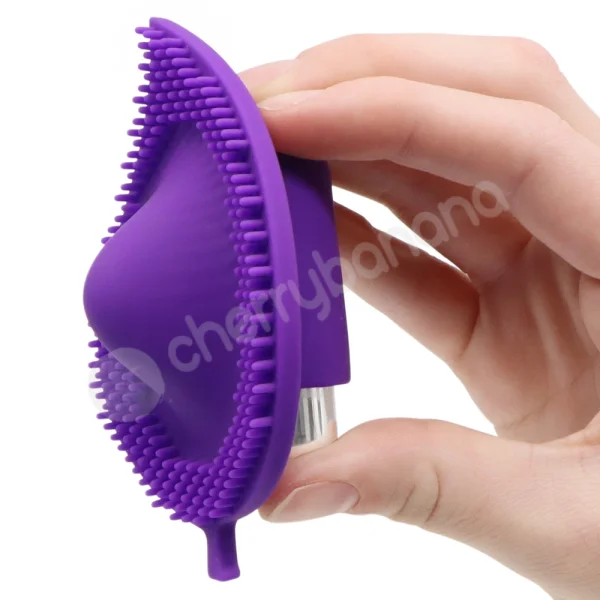 Cherry Banana Purple Vibrating Love Leaf Stimulator