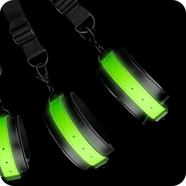 Ouch! Glow In the Dark Bed Bindings Restraint Kit
