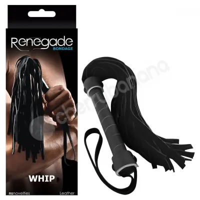 Renegade Bondage Black Whip