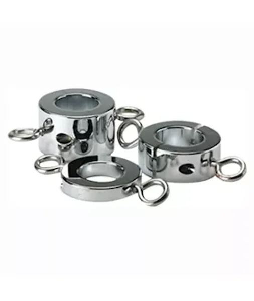 Locking Metal Cock Ring Large — image 2 of 2