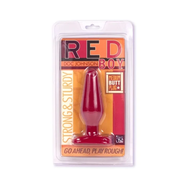 Red Boy Medium Butt Plug Red — image 5 of 9