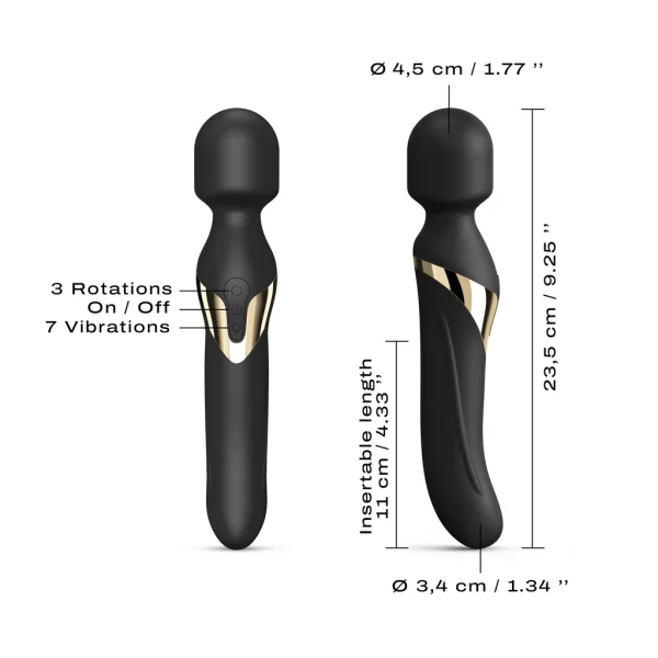 Dorcel Dual Orgasms Gold Wand Massager — image 5 of 14