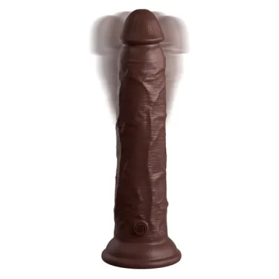 King Cock Elite 9 In Vibrating Dual Density Cock with Remote