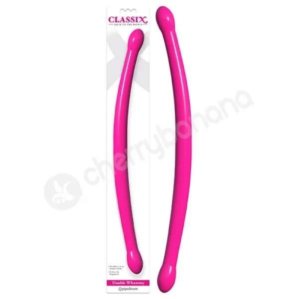Classix Double Whammy Pink Double Ended Dildo