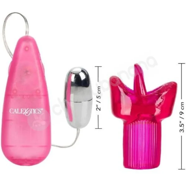 Calexotics Clit Kisser Pink Lips & Tongue Clitoris Vibrating Stimulator