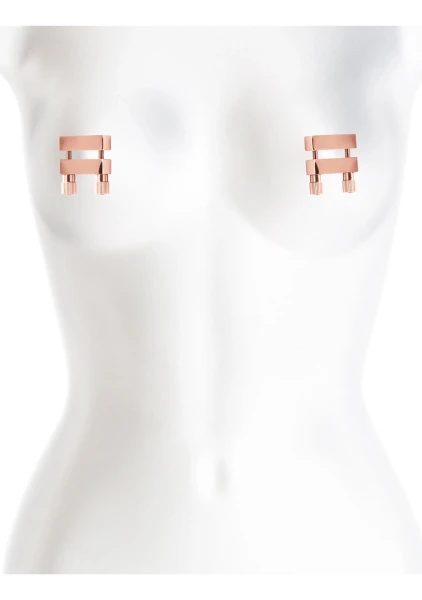 Bound Adjustable V1 Nipple Clamps By NS Novelties - Gunmetal