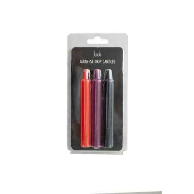 Kinki Japanese Drip Candles Small 3 Pack