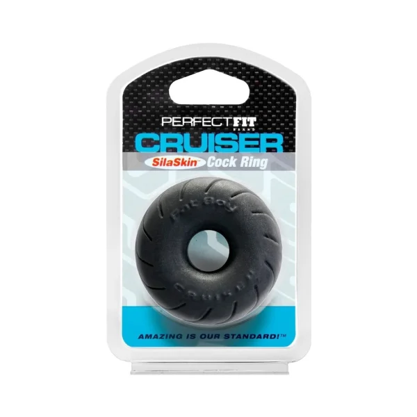 Perfect Fit Cruiser Cock Ring Black