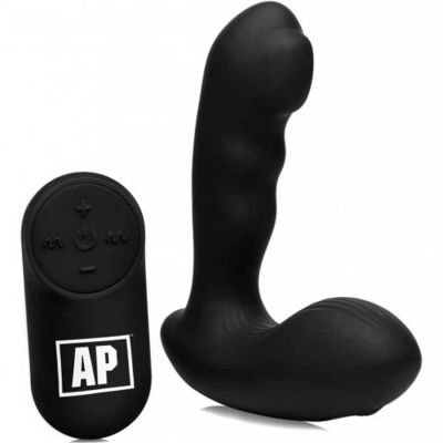 Multi Speed Vibrating 7X P Milk Silicone Prostate Stimulator with Milking Bead