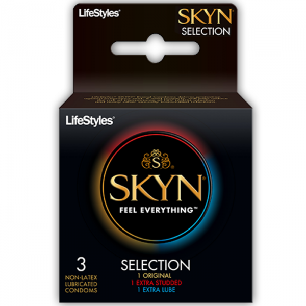 SKYN Selection Non-Latex Lubricated Condoms Variety Box