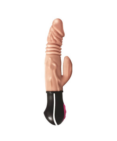 Realistic Warming & Thrusting Vibrating Dildo