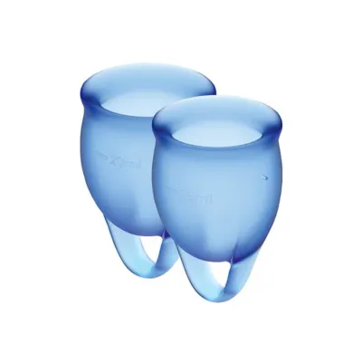 Satisfyer Feel Confident Menstrual Cup Dark Blue