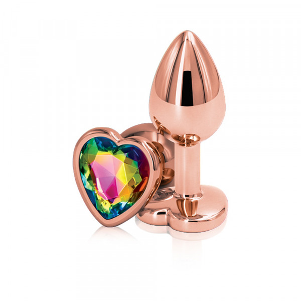 Rear Assets Rose Gold Heart Small