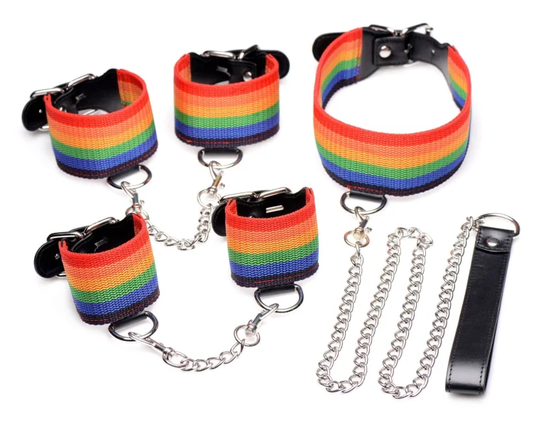 Bondage Kits - Kinky Pride Rainbow Bondage Set