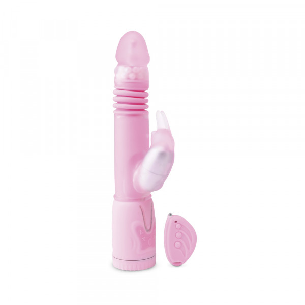 Remote Control Thrusting Rabbit Pearl Vibrator Pink — image 4 of 12