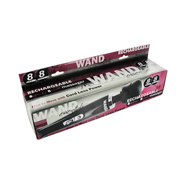 Wand Essentials Rechargeable 8 Speed Wand Massager - Black — image 5 of 5