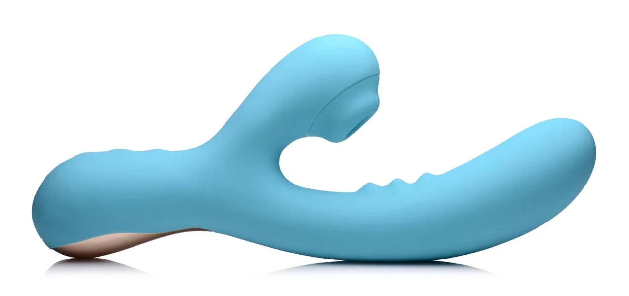 8x Silicone Suction Rabbit - Teal