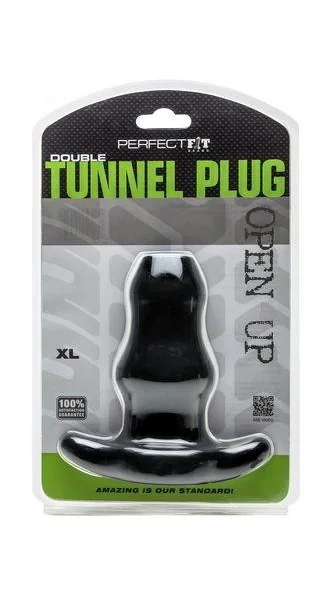 Double Tunnel Plug X-Large Black — image 5 of 6