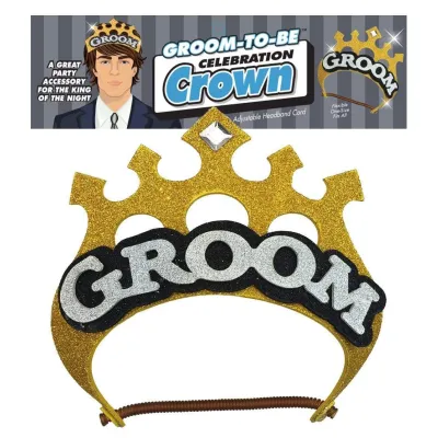 Groom to Be Celebration Crown