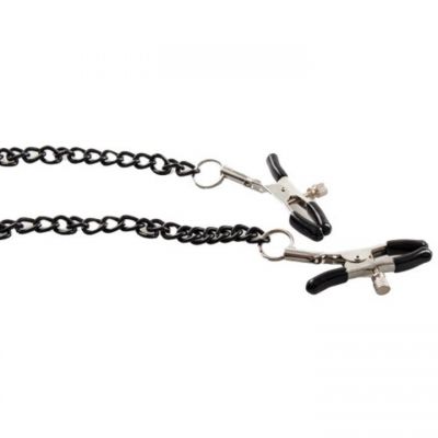 Bondara Black Chain Nipple and Clit Clamps