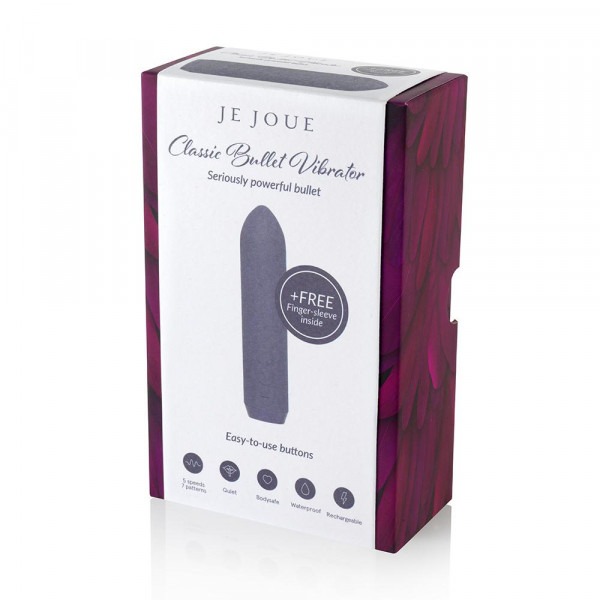 Je Joue Silicone Classic Bullet With Ergonomic Finger Sleeve