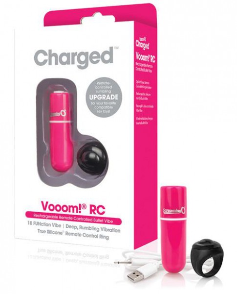 Charged Vooom Remote Control Rechargeable Bullet Vibe — image 3 of 8