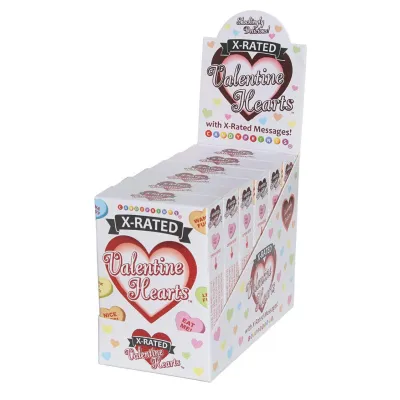 X Rated Valentine s Heart Candy 6 Count Display