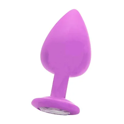 Extra Large Diamond Butt Plug Purple