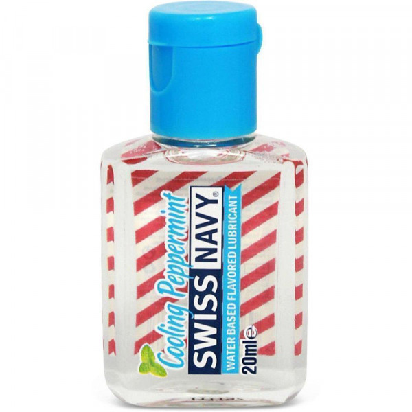 Swiss Navy Cooling Peppermint - Water-Based Flavored Lube | 1oz