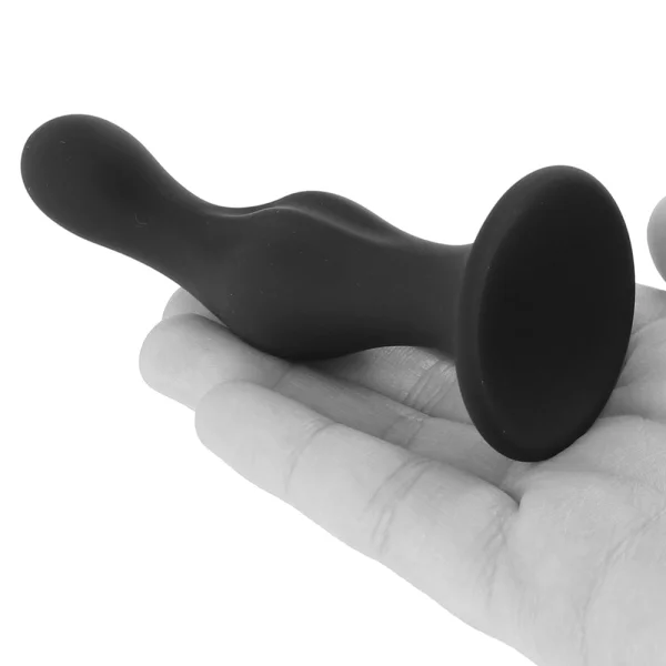 Silicone Anal Ripple 3 Piece Butt Plug Kit By CalExotics - Black