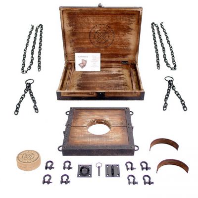 Lodbrock Handcrafted Dungeon Serving Plate Neck Restraint