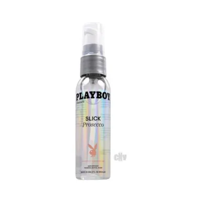 Lubricants Playboy Slick Flavored Water based Lubricant Prosecco 2 Oz