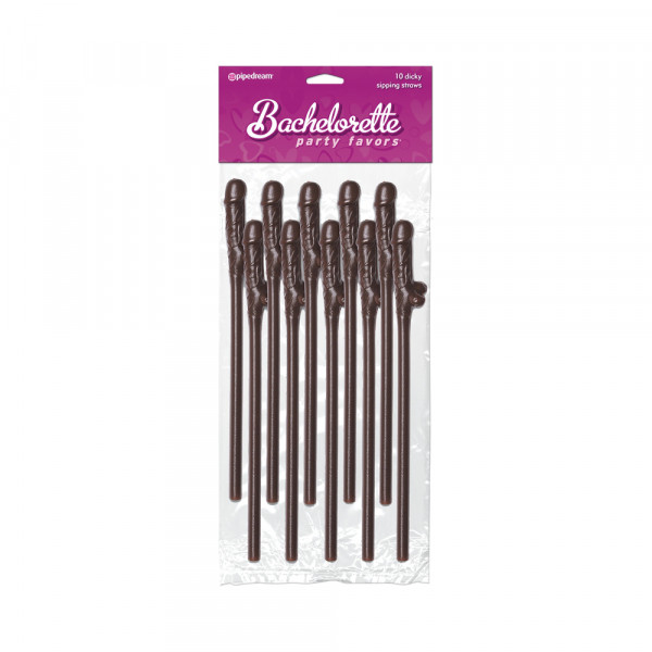 Bachelorette Party Favors - Dicky Sipping Straws
