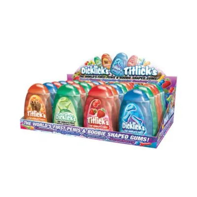 Dicklicks And Titlicks Gum Combo 24 Per Display