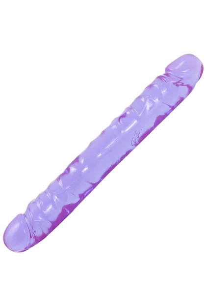 Crystal Jellies 12 Inch Jr. Double Dong (Purple) — image 8 of 14