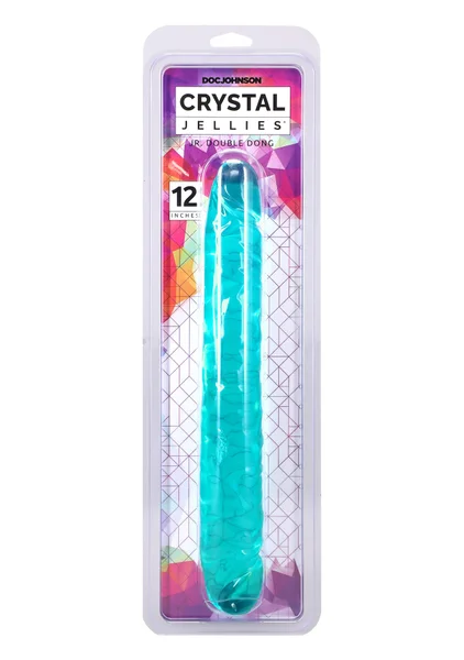 Crystal Jellies 12 Inch Jr. Double Dong (Purple) — image 13 of 14