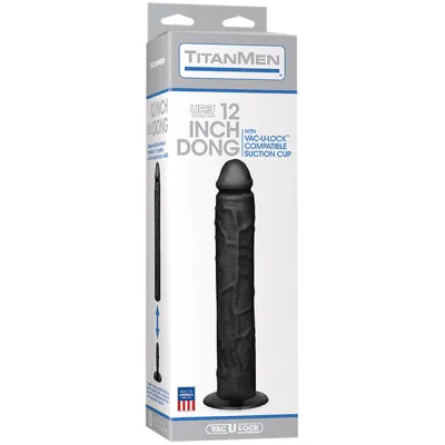 Titanmen Ur3 The 12 inch Dong inch Suction Cup Black