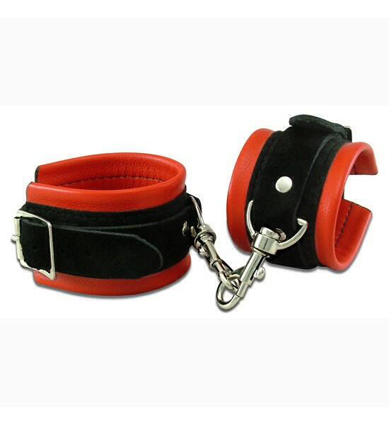 Leather hand cuffs