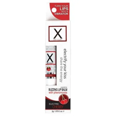 X on the Lips Balm Electric Cherry 75 Oz