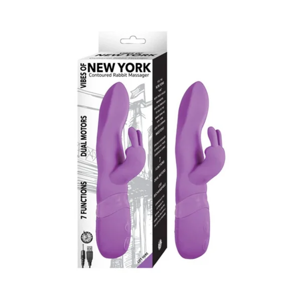 Vibes Of New York Contoured Rabbit Massager