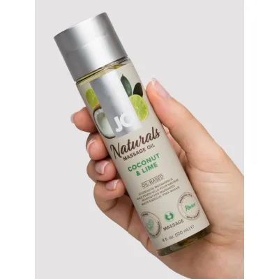 System JO Naturals Coconut and Lime Massage Oil 120ml