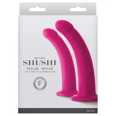 Shi Shi Sugar Sugar Pink Dongs 5 inches 6 inches