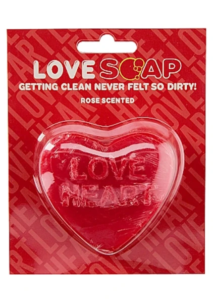 Love Heart Rose Scented Soap Bar