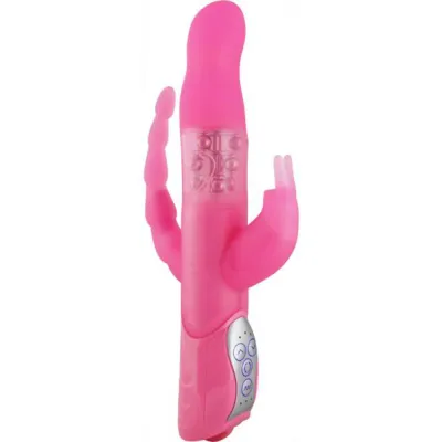 Eve s Triple Pleasure Rabbit Vibrator Pink