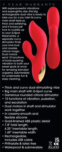 Eve's Big and Curvy G - Red