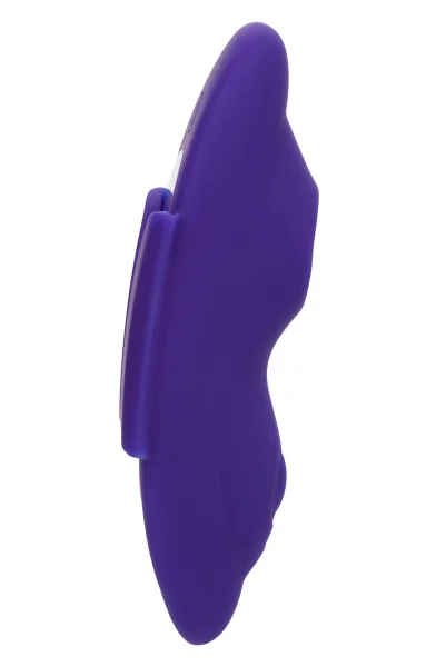 Lock-N-Play Remote Suction Rechargeable Silicone Panty Teaser With Remote By CalExotics - Purple
